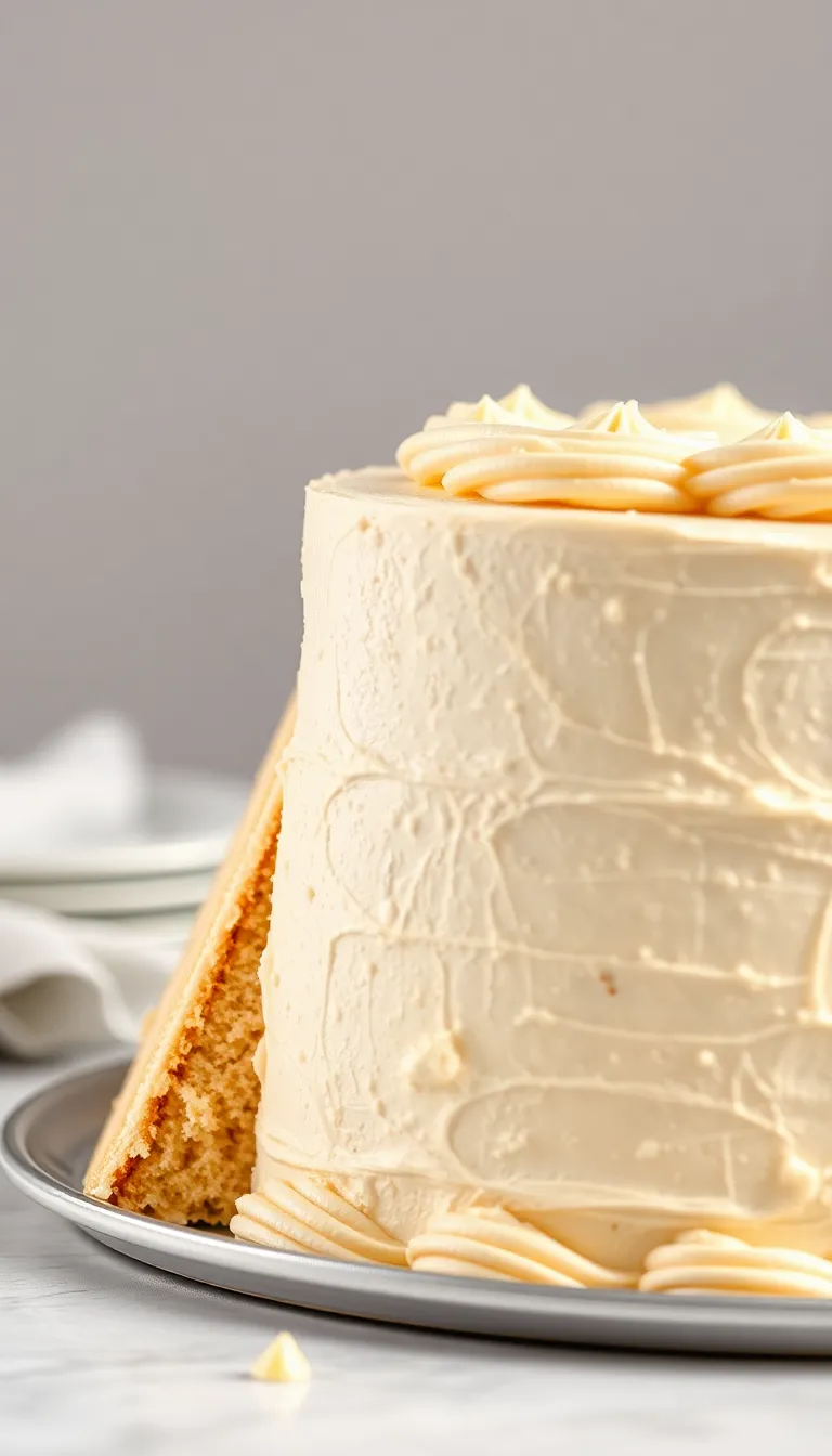 Vanilla Bean Cake close up 